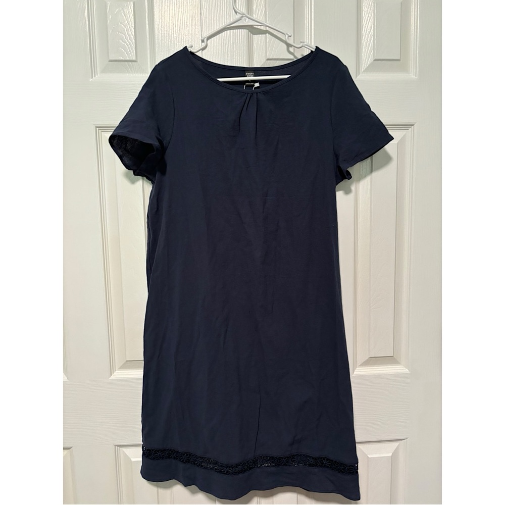 Emery Rose blue short sleeve dress long navy size xl party